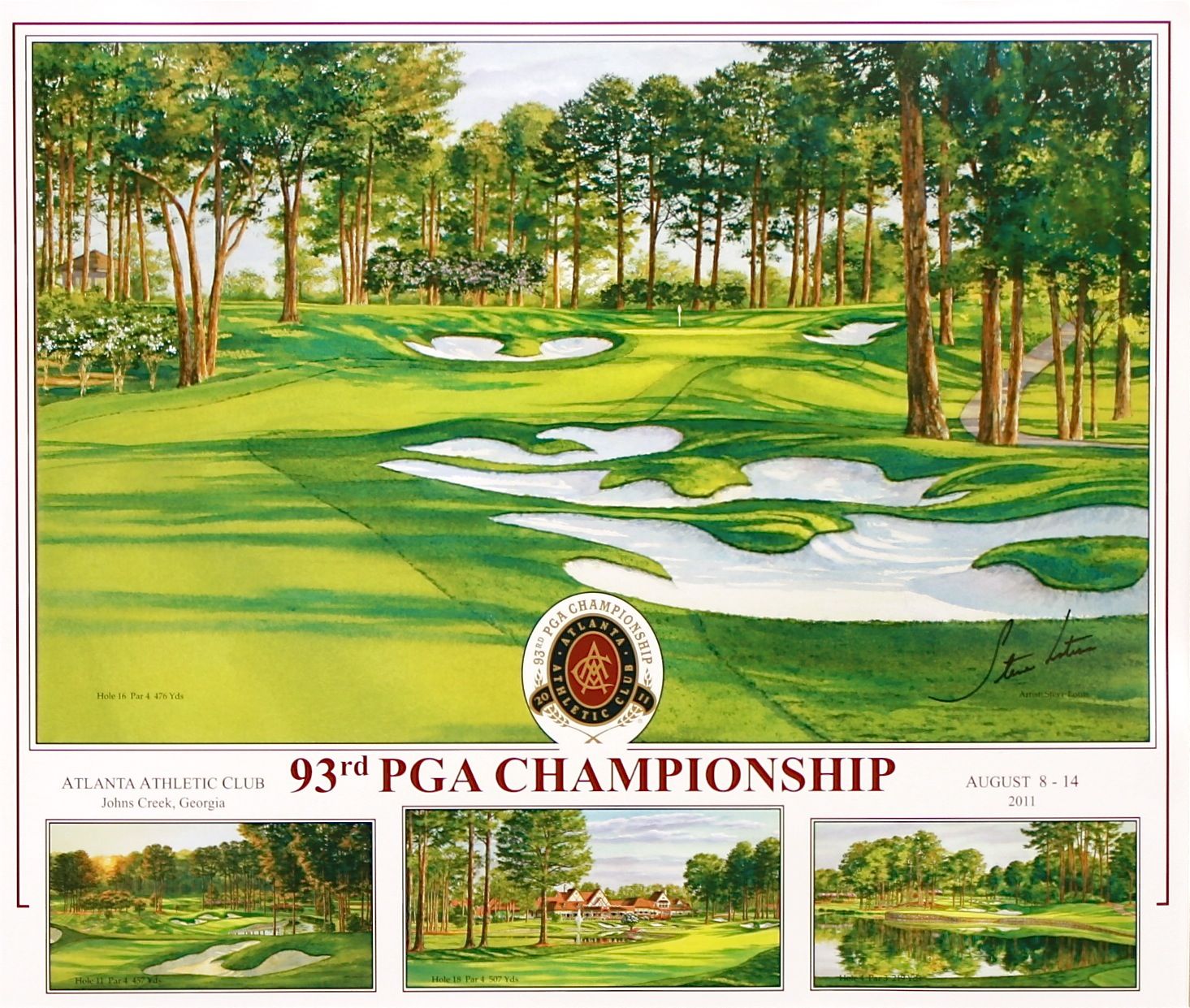 US PGA Championship 2011: Hole-by-hole guide to Atlanta Athletic Club