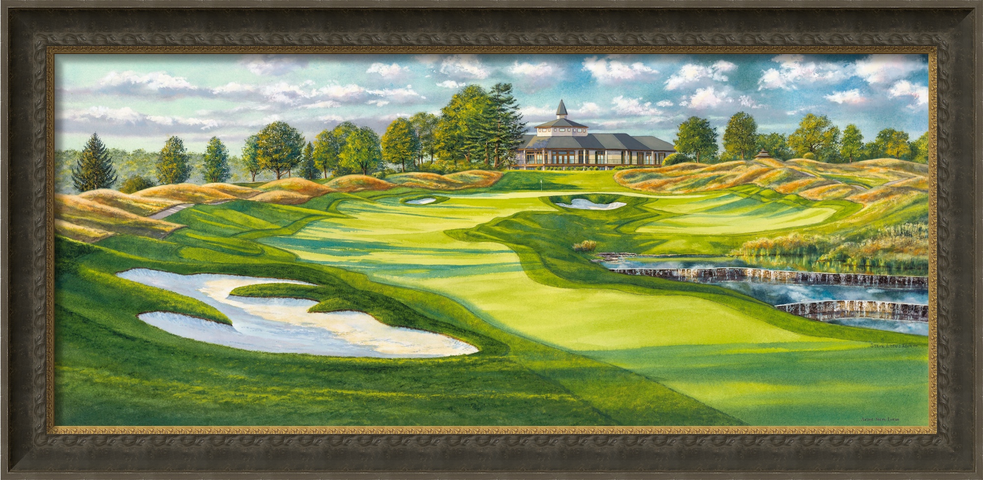 Valhalla Golf Club Golf Art By Steve Lotus